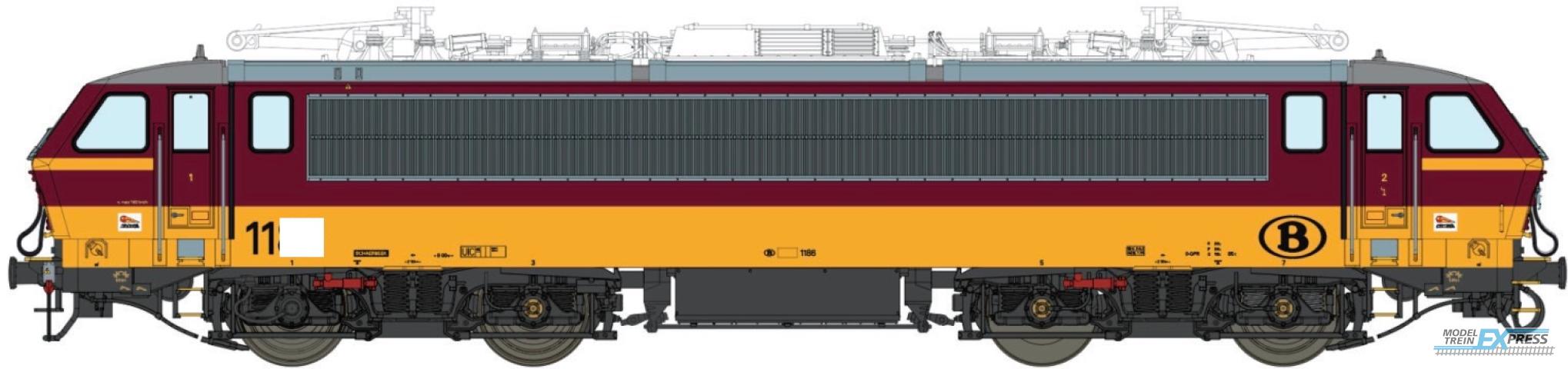 LS Models 12098S E-loc 11XX, rood/geel, Benelux / Ep. VI / SNCB / HO / DC SOUND / 1 P.
