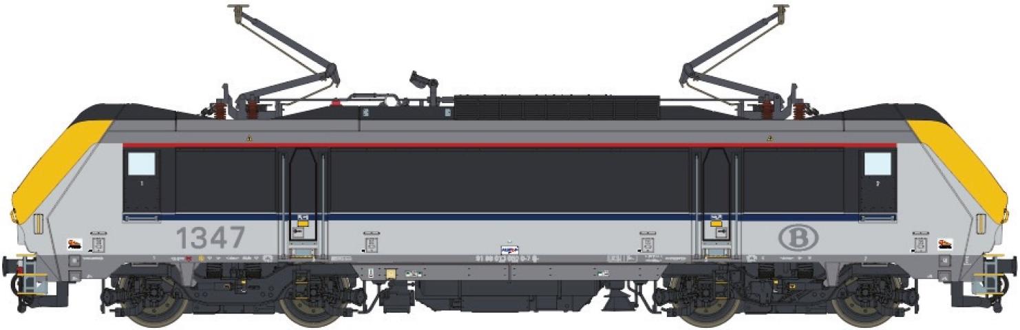 LS Models 13503 1347, wit, gele neuzen / Ep. V / SNCB / HO / AC / 1 P.