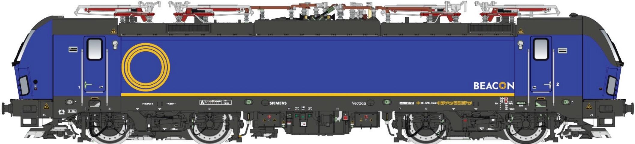 LS Models 16064 Siemens Vectron, blauw / Ep. VI / Beacon / HO / DC / 1 P.