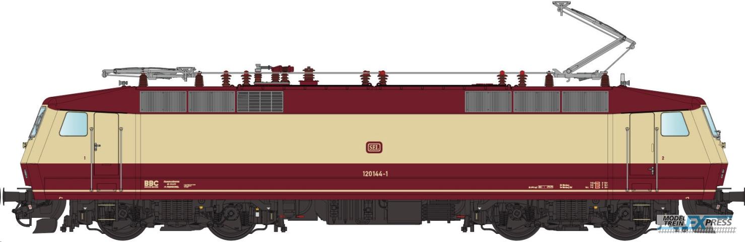 LS Models 16080S SEL BR 120 144-1 e-loc, crème/rood  / Ep. VI / SEL / HO / DC SOUND / 1 P.