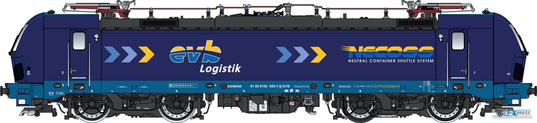 LS Models 16152 Smartron, Eisenbahnen und Verkehrsbetriebe Elbe-Weser (EVB Logistik)  /  Ep. VI  /  ---  /  HO  /  DC  /  1 P.