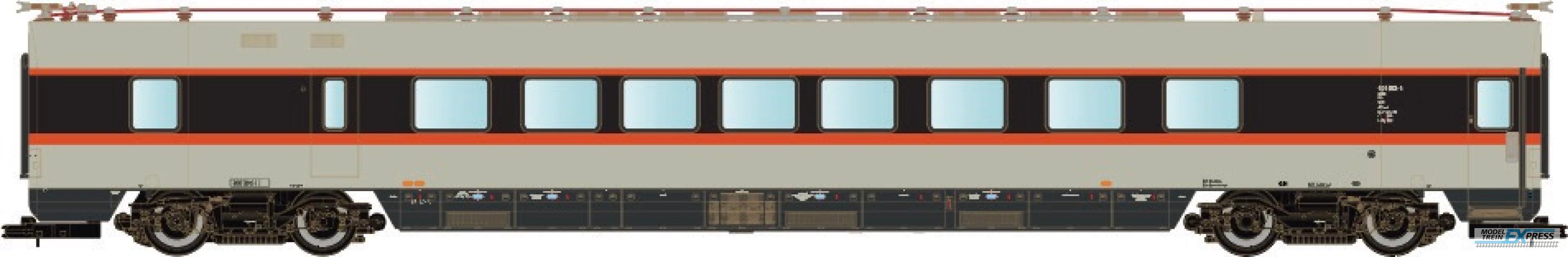 LS Models 16503 DB ET 403, restauratie-rijtuig, grijs/rood/zwart, IC, versterkingswagen  /  Ep. IVa  /  DB  /  HO  /  AC  /  1 P.