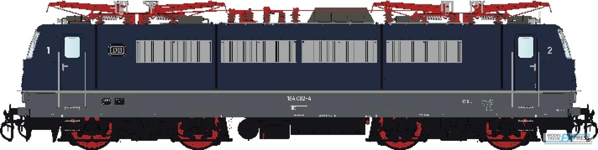 LS Models 16524S DB 184 002-4, viersysteem-eloc, staalblauw/leisteengrijs, 4 stroomafnemers  / Ep. IVa (1972) / DB / HO / AC SOUND / 1 P.