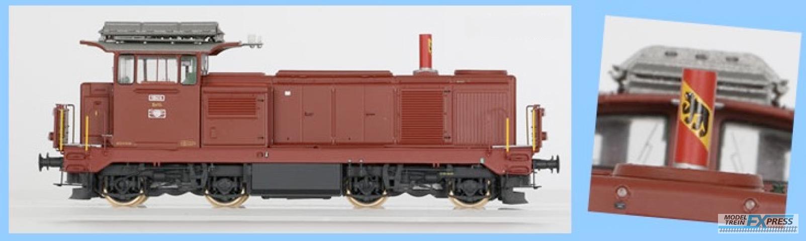 LS Models 17064S 18414, bruin, met rode schoorsteen, blazoen stadt Bern  /  Ep. IVB  /  SBB  /  HO  /  DC SOUND  /  1 P.