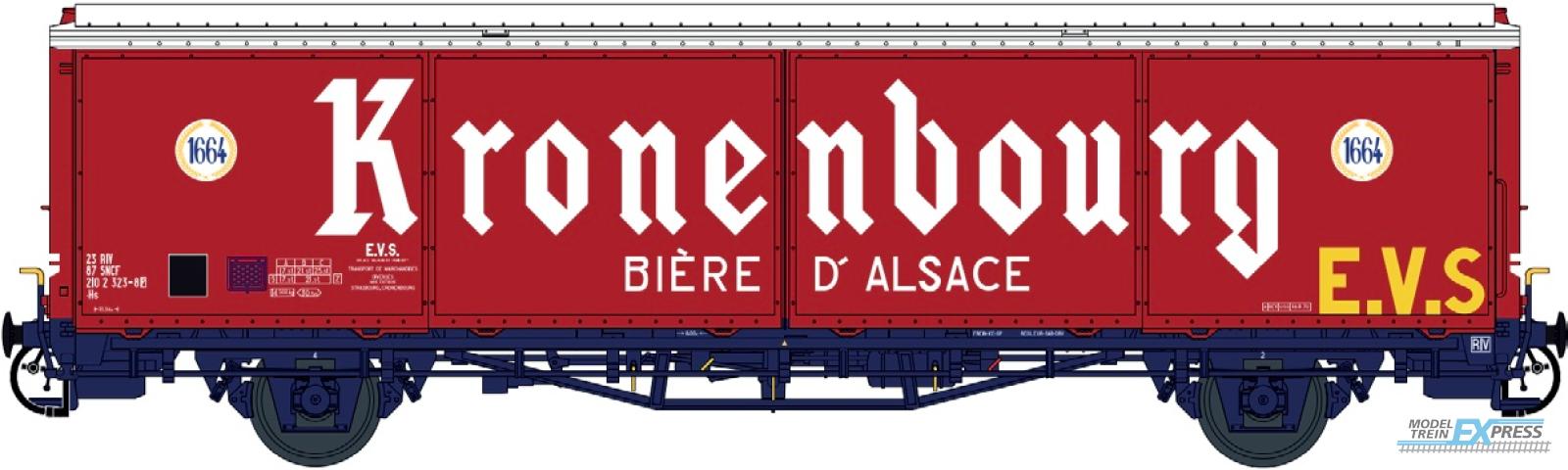 LS Models 30675 EVS, rouge, KRONENBOURG, parois planes  /  Ep. IV  /  SNCF  /  HO  /  DC  /  1 P.