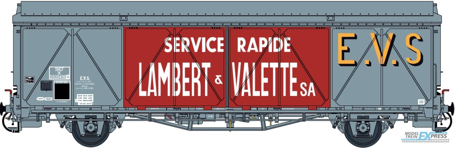 LS Models 30688 EVS IK, grijs/rood, "LAMBERT & VALETTE", versterkte wanden / Ep.III / SNCF / HO / DC / 1 P.