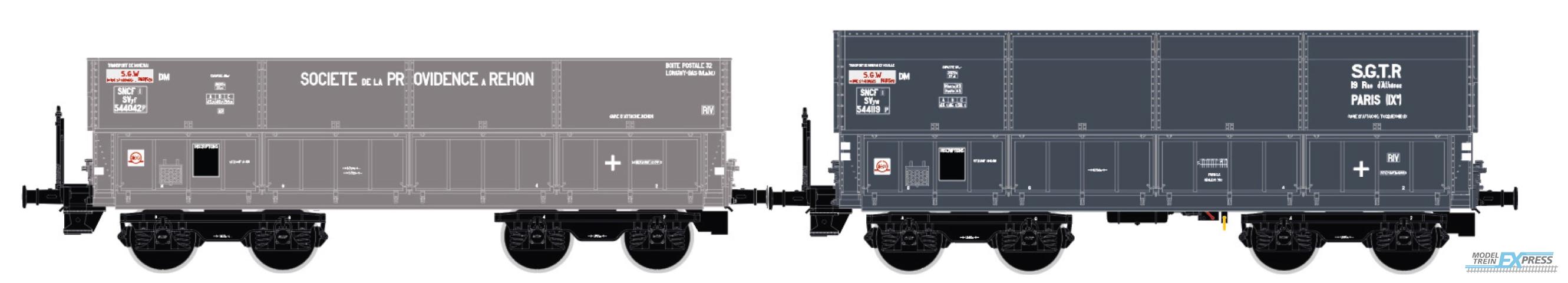 LS Models 31109 DM + DMH, "Rehon / S.G.T.R." / Ep. III / SNCF / HO / DC / 2 P.