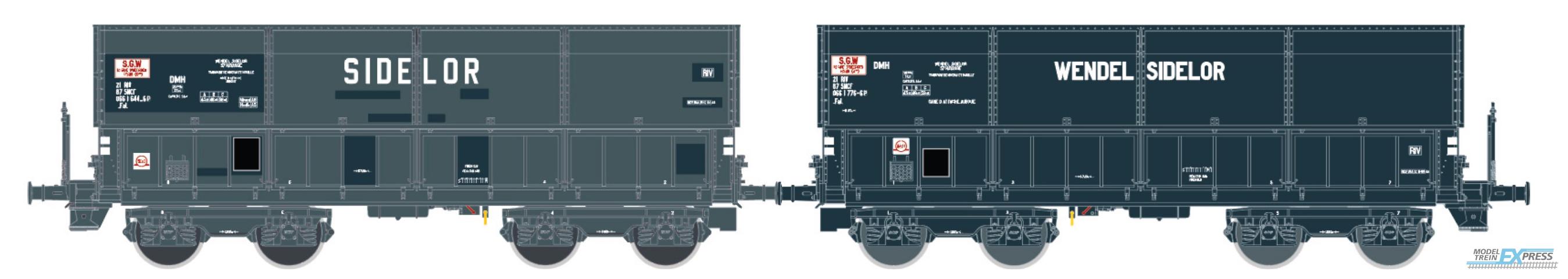 LS Models 31111 DMH + DMH, "Sidelor / Wendel Sidelor" / Ep. IV / SNCF / HO / DC / 2 P.