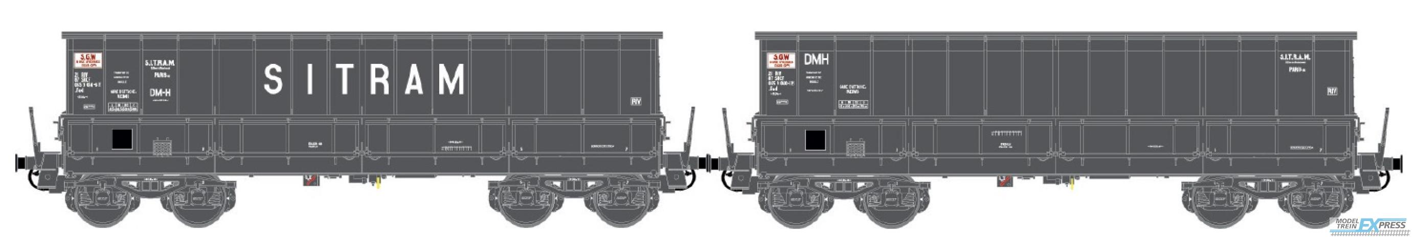 LS Models 31118 Set DMH, donker grijs, SITRAM  /  Ep. IV  /  SNCF  /  HO  /  DC  /  2 P.