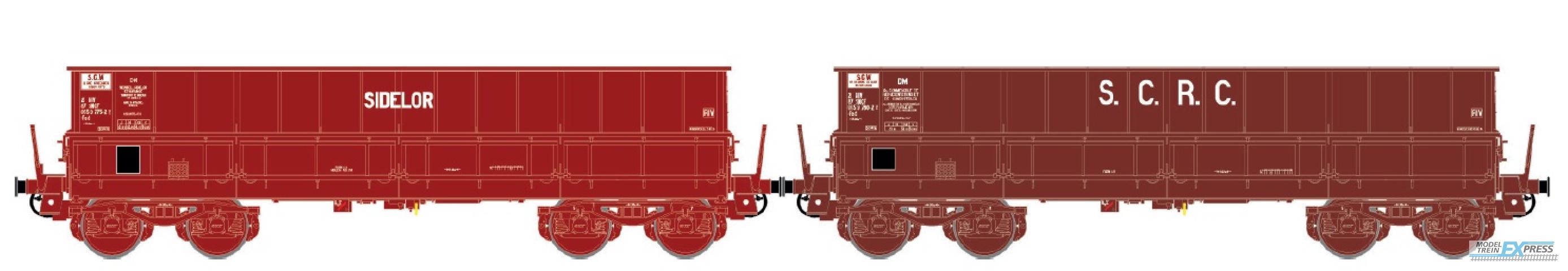 LS Models 31119 Set DM/DM, UIC rood, SCR / SIDELOR  /  Ep. IV  /  SNCF  /  HO  /  DC  /  2 P.