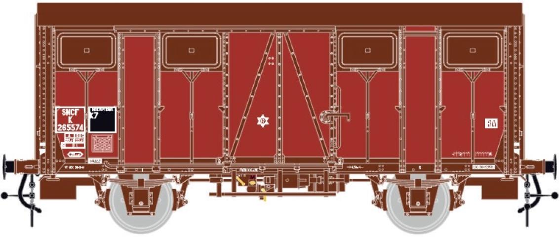 LS Models 31306 OCEM K 29 Permaplex / Ep. IV / SNCF / HO / DC / 1 P.