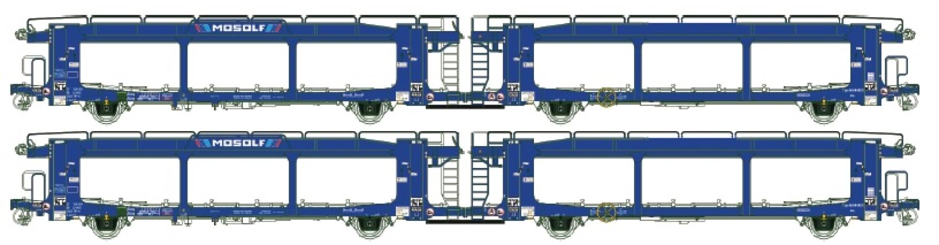 LS Models 32154 Laaers + Laaers + Laaers + Laaers, blauw, MOSOLF  /  Ep. VI  /  ---  /  HO  /  DC  /  4 P.