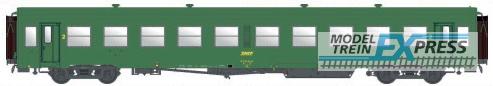 LS Models 40016 USI B10t U60, groen, groen dak, geel omkaderd logo, vouwbalgen, Y16  /  Ep. VI A  /  SNCF  /  HO  /  DC  /  1 P.