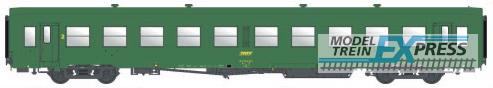 LS Models 40031 USI B10t U61, groen, groen dak, geel omkaderd logo, Y16  /  Ep. VI A  /  SNCF  /  HO  /  DC  /  1 P.