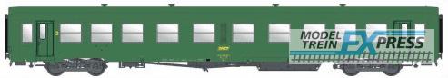 LS Models 40037 USI B10t U63, groen, groen dak, geel omkaderd logo, Y16  /  Ep. VI A  /  SNCF  /  HO  /  DC  /  1 P.