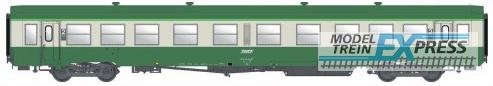 LS Models 40038 USI B10t U63, groen/grijs, groen dak, geel omkaderd logo, Y16  /  Ep. VI B  /  SNCF  /  HO  /  DC  /  1 P.