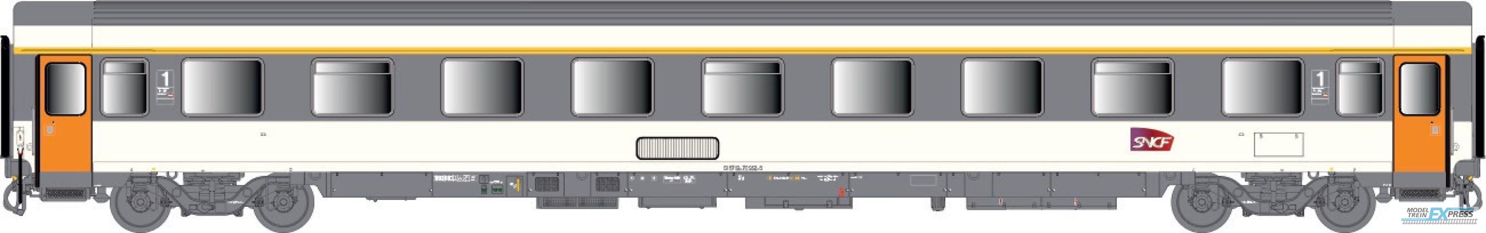 LS Models 40383 VSE A9u, Corail, carmillion logo, met airco / Ep. V-VI / SNCF / HO / DC / 1 P.