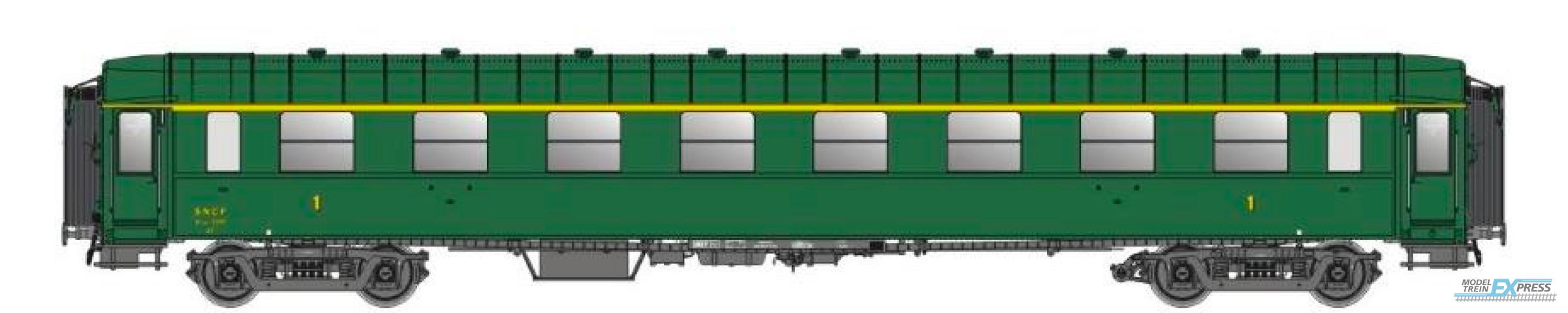 LS Models 40940 OCEM, groen, A8mfyi, onderstel grijs, dak en uiteinden groen, / Ep. IIIC-D / SNCF / HO / DC / 1 P.