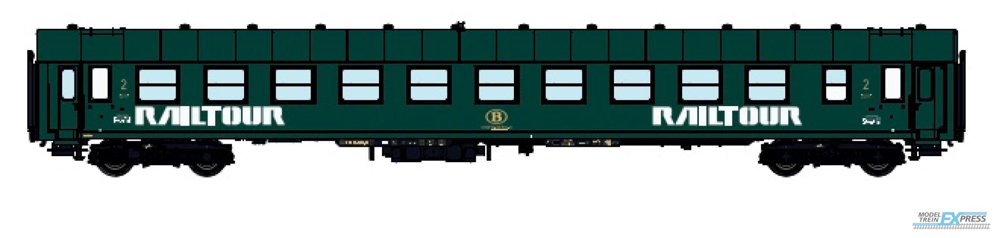 LS Models 42075 I5 Bc, groen, UIC nummer, 2 X RAILTOUR  /  Ep. IV  /  SNCB  /  HO  /  DC  /  1 P.