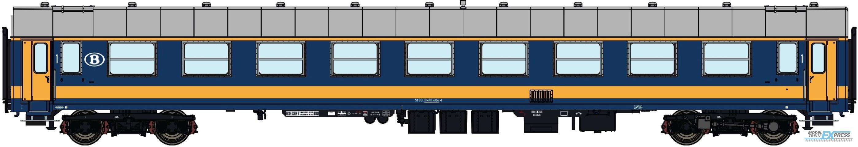 LS Models 42184 I4 A9, blauw/geel Benelux, grijs dak / Ep. IVb / SNCB / HO / DC / 1 P.