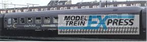 LS Models 44003 Bcm, NS blauw, zonnenbloemen band, Auto Slaap Trein, EETC  /  Ep. V  /  NS  /  HO  /  DC  /  1 P.