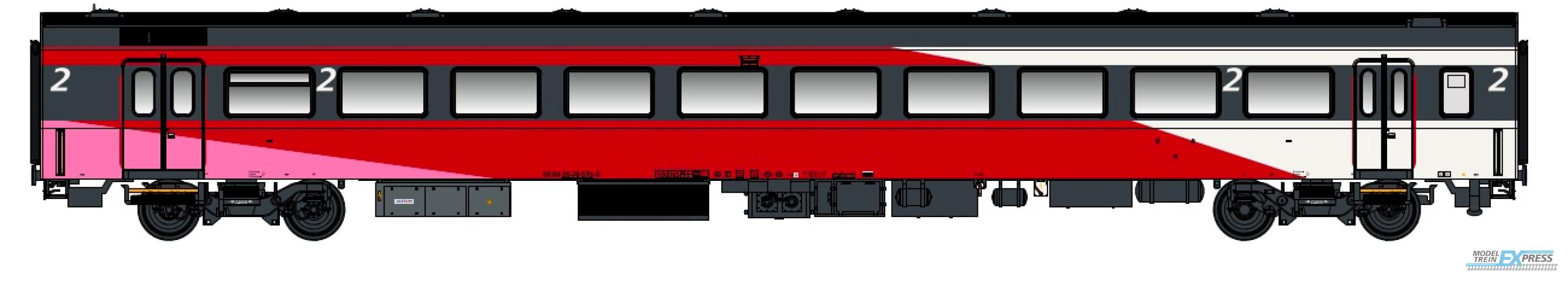 LS Models 44067-2 ICRm B, roze/rood/wit, Fyra / Ep. Vb / NS / HO / DC / 1 P.