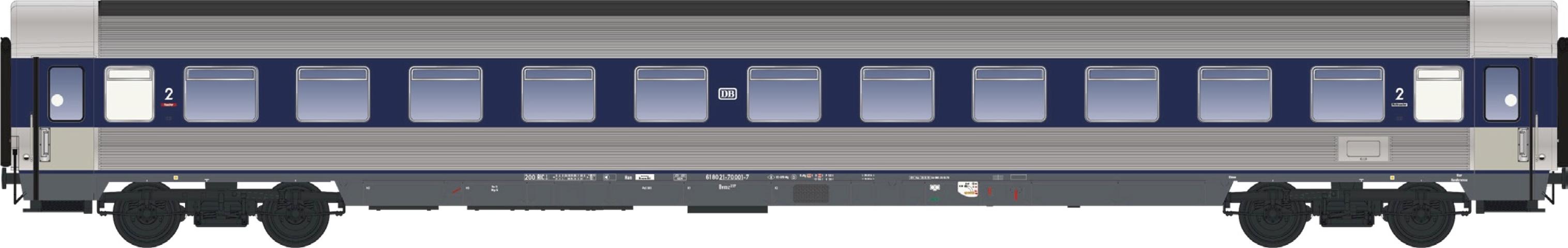 LS Models 46011-2DC Bwümz 237, blauw/inox, tweekleurige deuren / Ep. IVb / DB / HO / DC / 1 P.