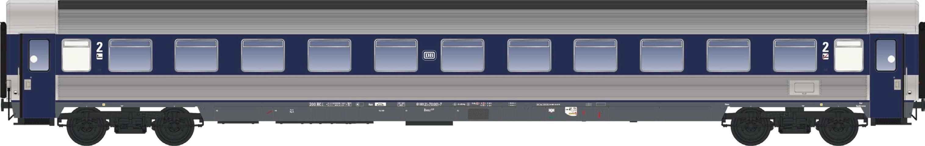 LS Models 46012-2AC Bwümz 237, blauw/inox, eenkleurige deuren / Ep. IVb / DB / HO / AC / 1 P.