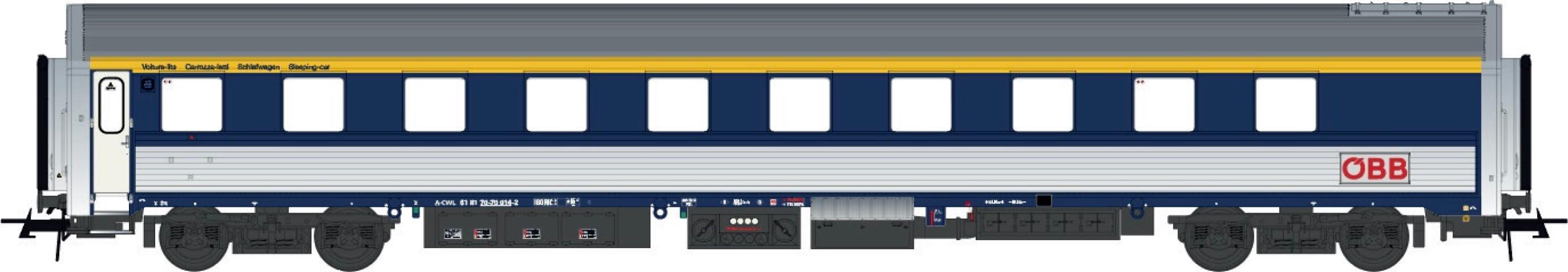 LS Models 47037 AB-30, inox/blauw, ÖBB logo  /  Ep. VI  /  ÖBB  /  HO  /  DC  /  1 P.