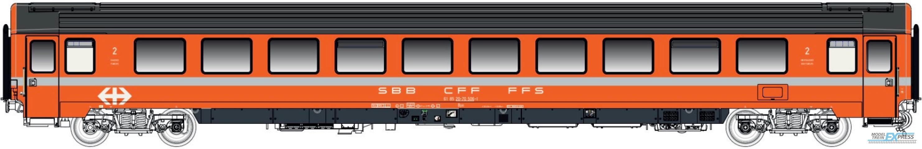 LS Models 472303 Bpm, oranje, SBB signet  /  Ep. IV  /  SBB  /  HO  /  DC  /  1 P.