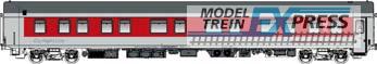 LS Models 49028 WLABmz 173.1, wit/rood, opschrift City Night Line, zonder DBAG logo  /  Ep. VB  /  CNL  /  HO  /  DC  /  1 P.