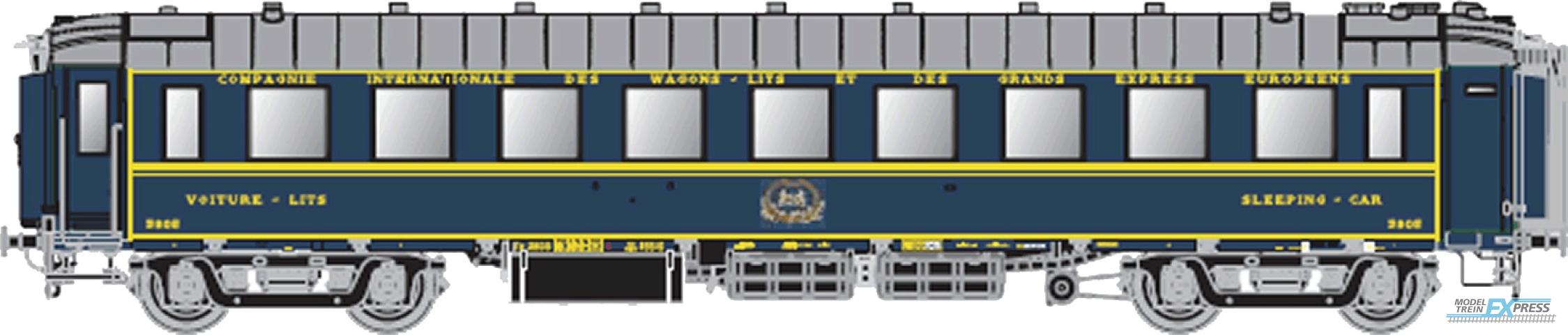 LS Models 49127 F, blauw, livrei 1956, CIWL, monogram, 1e/2e klas  /  Ep. IIIC  /  CIWL  /  HO  /  DC  /  1 P.