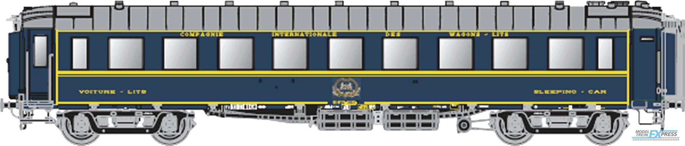 LS Models 49128 F, blauw, livrei 1968, CIWL, UIC, monogram, 1e klas  /  Ep. IV  /  CIWL  /  HO  /  DC  /  1 P.