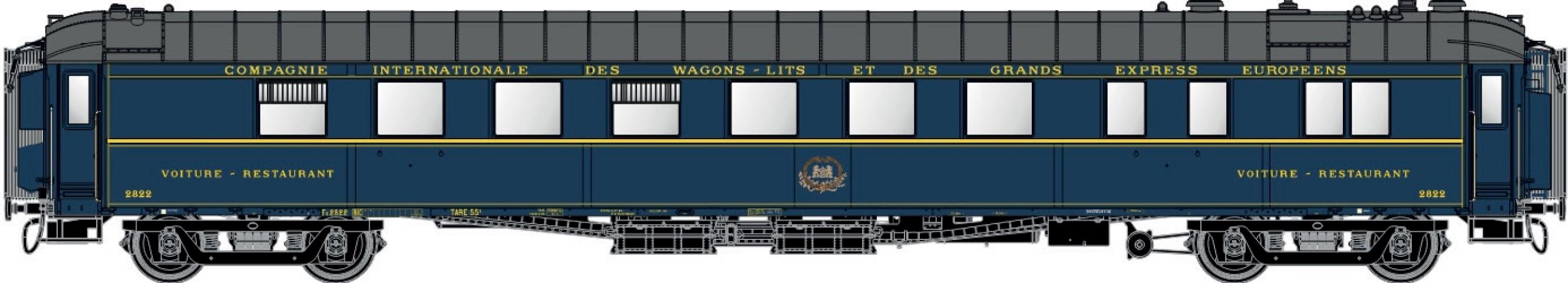 LS Models 49202 WR, blauw, CIWL, monogram, met binnenverlichting / Ep. IIIc / CIWL / HO / DC / 1 P.