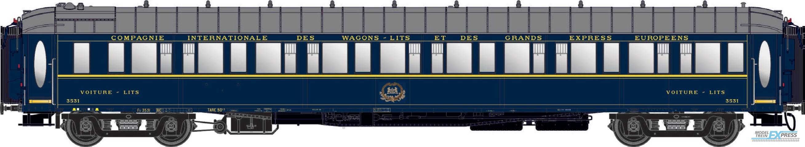 LS Models 49236 Lx 20, blauw, EIC, CIWL, monogram  /  Ep. IIIB  /  CIWL  /  HO  /  DC  /  1 P.