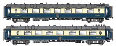 LS Models 79178 WP + WPc, blauw/crème, livrei 1968, CIWL, monogram, UIC-nummer  /  Ep. IV  /  CIWL  /  N  /  DC  /  2 P.