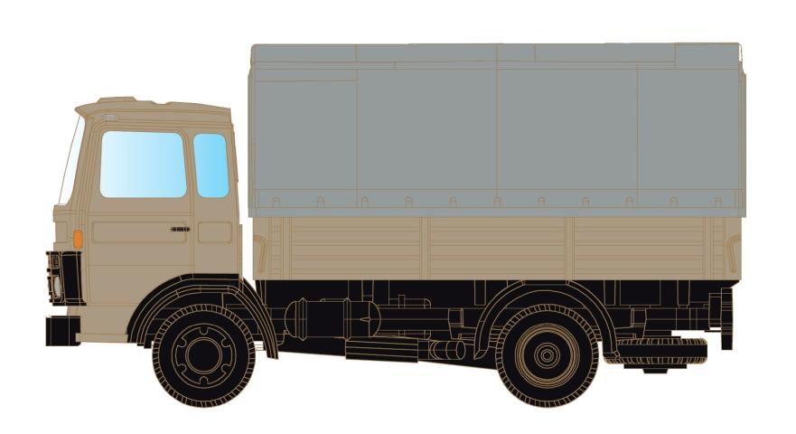 Lemke 4830 1/160 DAF 900 MIT PRITSCHE/PLANE, NEUTRAL