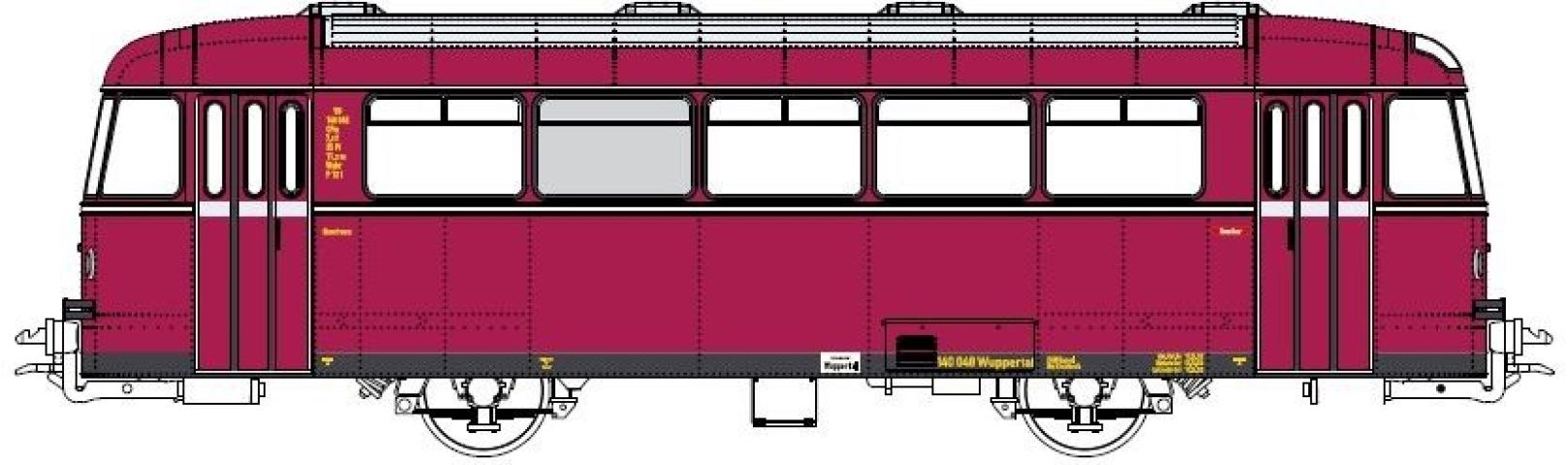 Lenz 40196-01 Beiwagen VB 140, DB, Epoche 3a