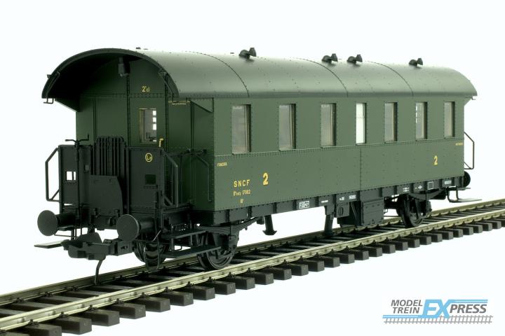 Lenz 41120-33 DONNERBÜCHSE 2. KLASSE, SNCF, EP.3, RAL 6007 (?/25) *