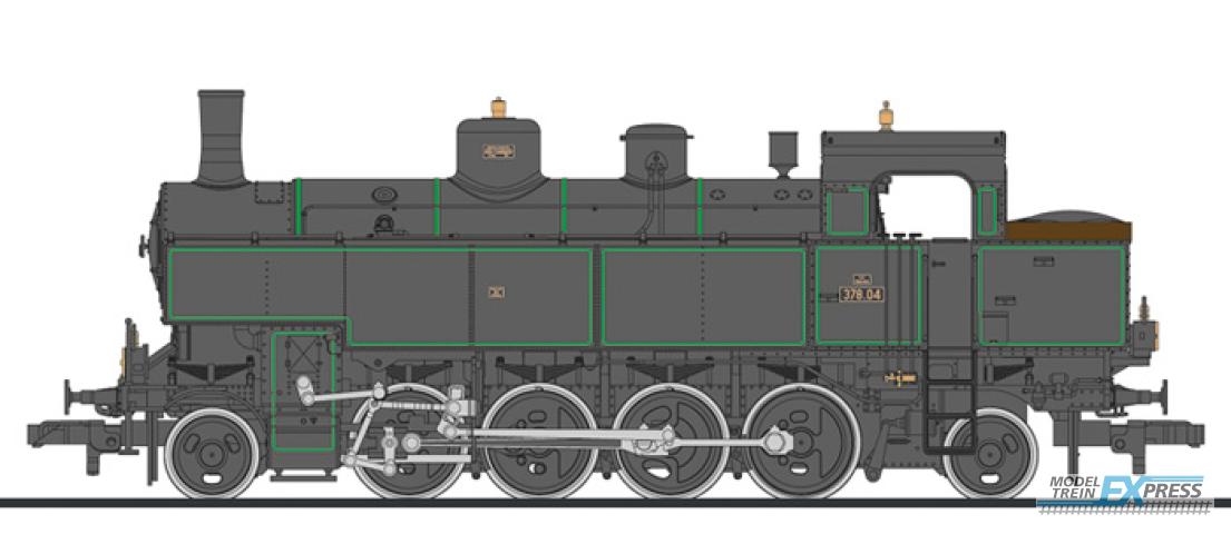 Liliput 131407 Dampflokomotive, Reihe 378, BBÖ, Epoche II, Rundschlot