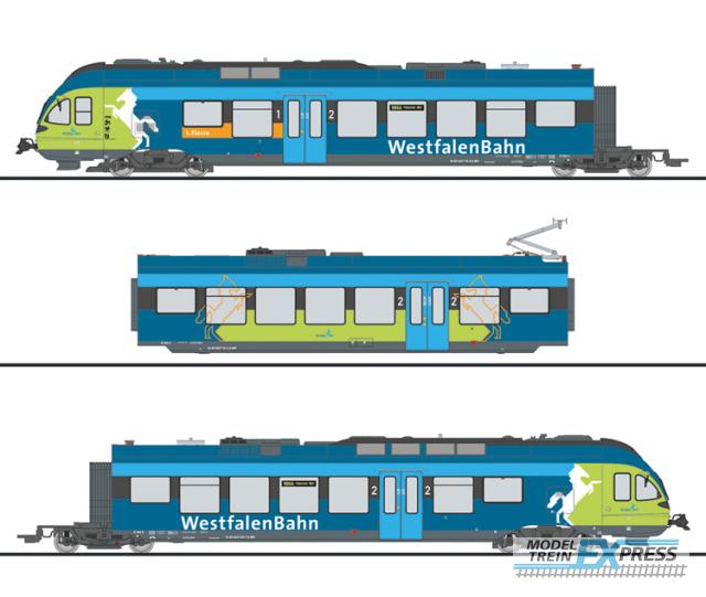Liliput 133862 3-tlg. Elektro-Triebzug, "FLIRT", WestfalenBahn, Ep.VI