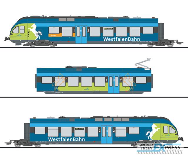 Liliput 133867 3-tlg. Elektro-Triebzug, "FLIRT", WestfalenBahn, Ep.VI, WS dig.