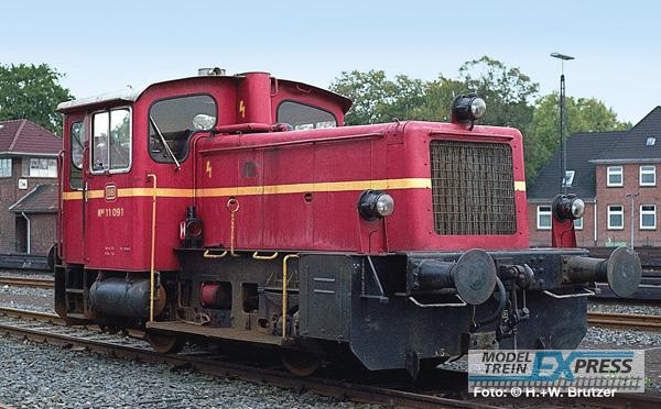 Liliput 162584 Diesel-Rangierlokomotive, Köf 11 019, DB, altrot, Ep.III