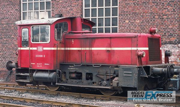 Liliput 162586 Diesel-Rangierlokomotive, 332 008-2, DB, altrot, Ep.IV
