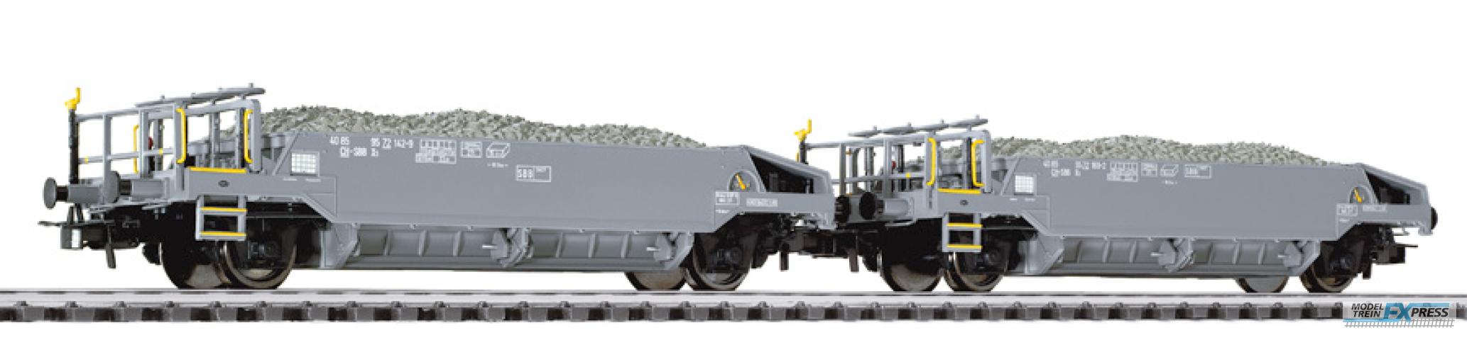 Liliput 230109 Ballast Wagon Set with Ballast Load SBB Ep.V
