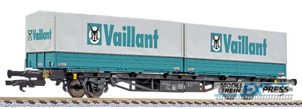 Liliput 235223 Containertragwagen, DB, Lgjs 571.1, 2 Wechselpritschen "Vaillant", Ep.IV