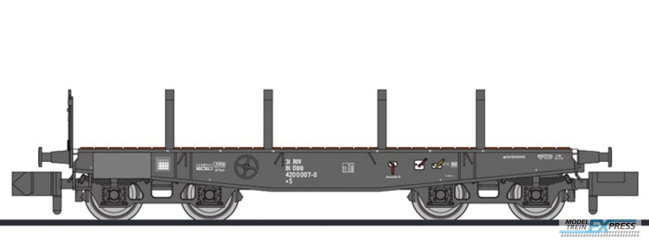 Liliput 265250 4-achs. Schwerlastwagen, SSys, ÖBB, Ep.IV