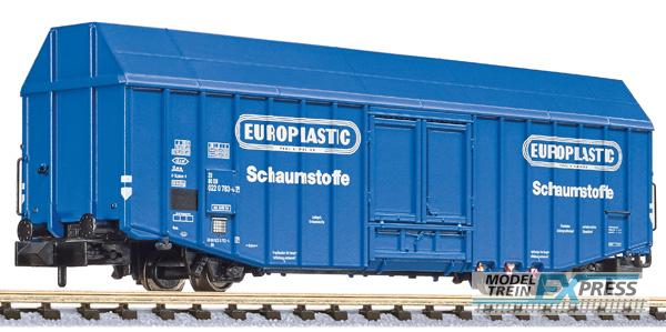Liliput 265806 Großräumiger Güterwagen, Hbks, DB, "EUROPLASTIC", Ep.IV (kurz)