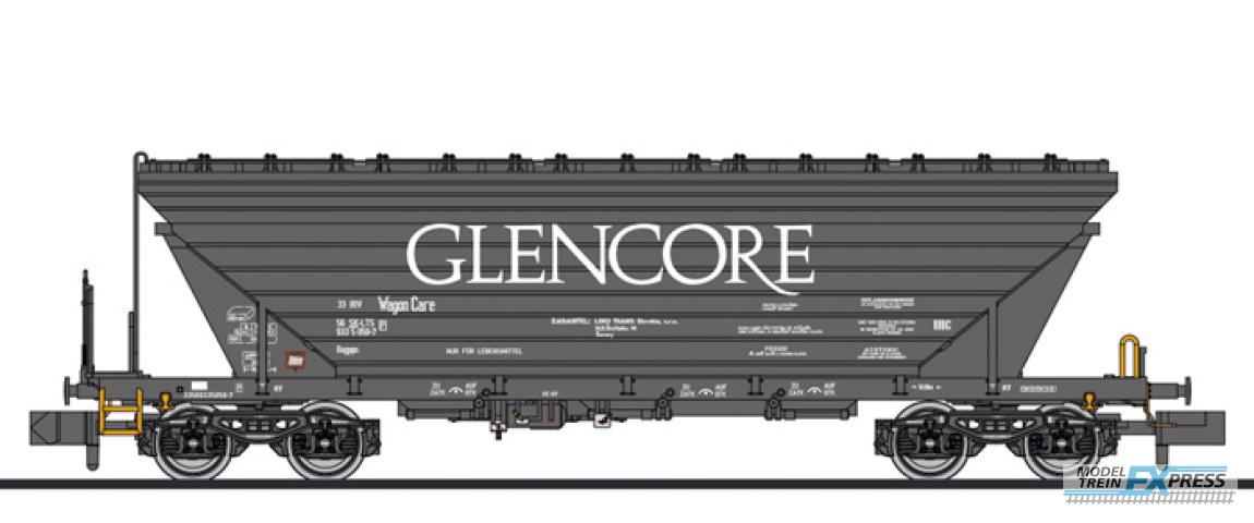 Liliput 265900 Getreidetransportw. Uagpps, "GLENCORE", SK, schwarz, Ep.V-VI