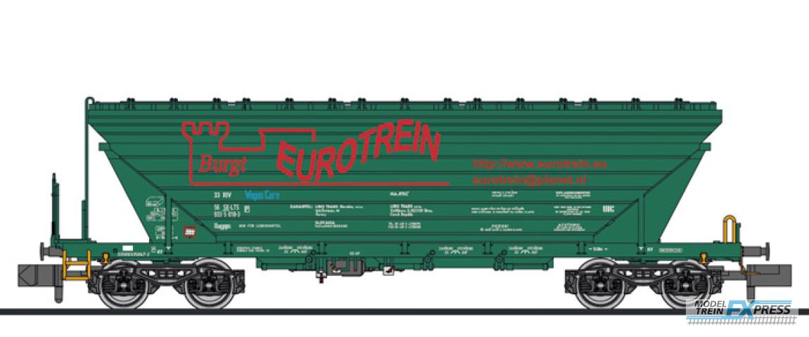 Liliput 265901 Getreidetransportw. Uagpps, "Burgt EUROTREIN", SK, grün, Ep.V-VI